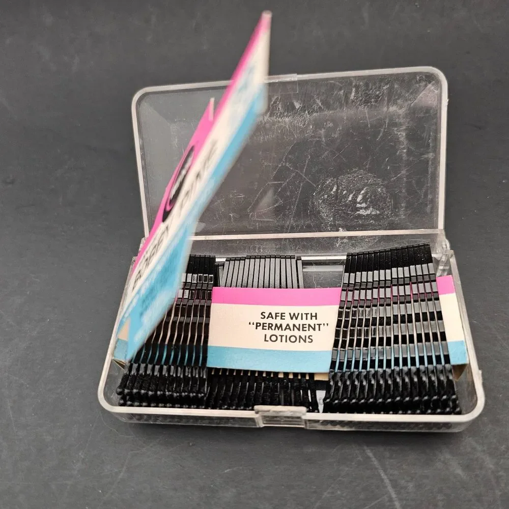 Vtg Wil-Hold Rubber-tip Bobby Pins Wilson Mfg Corp, Safe for Permanents